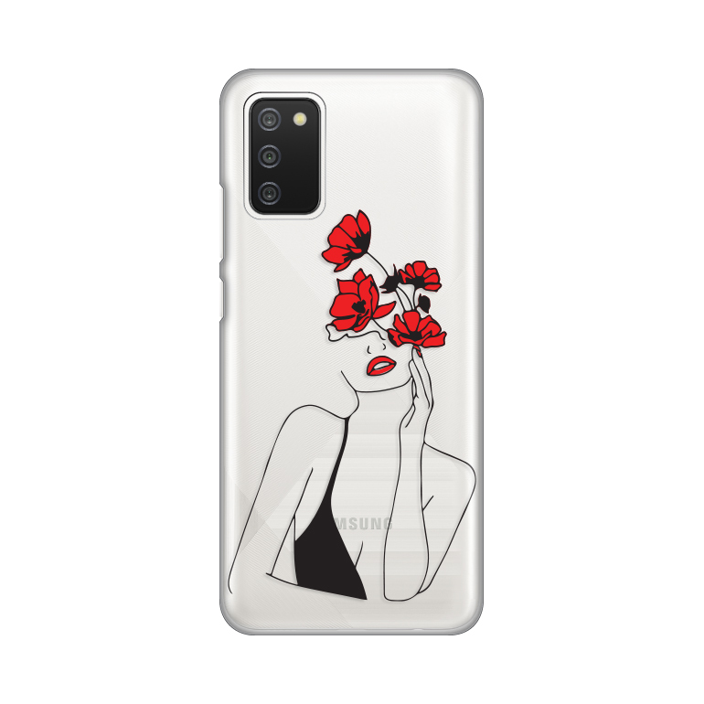 Maska(futrola) Silikonska Print Skin za Samsung A025G Galaxy A02s Floral Girl