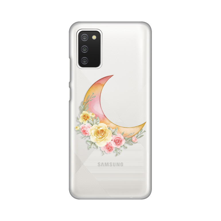 Maska(futrola) Silikonska Print Skin za Samsung A025G Galaxy A02s Floral moon