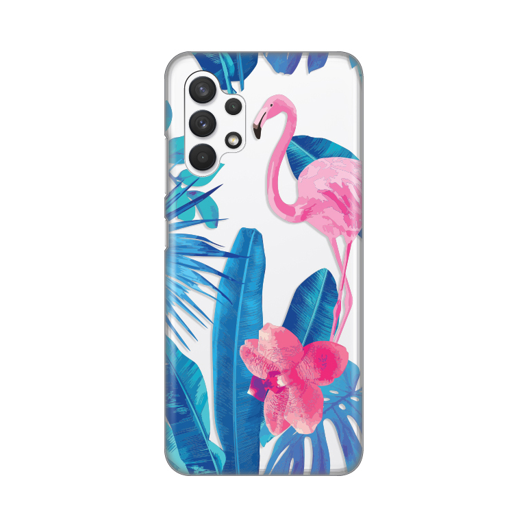Maska(futrola) Silikonska Print Skin za Samsung A325F Galaxy A32 4G (EU) Summer Flamingo