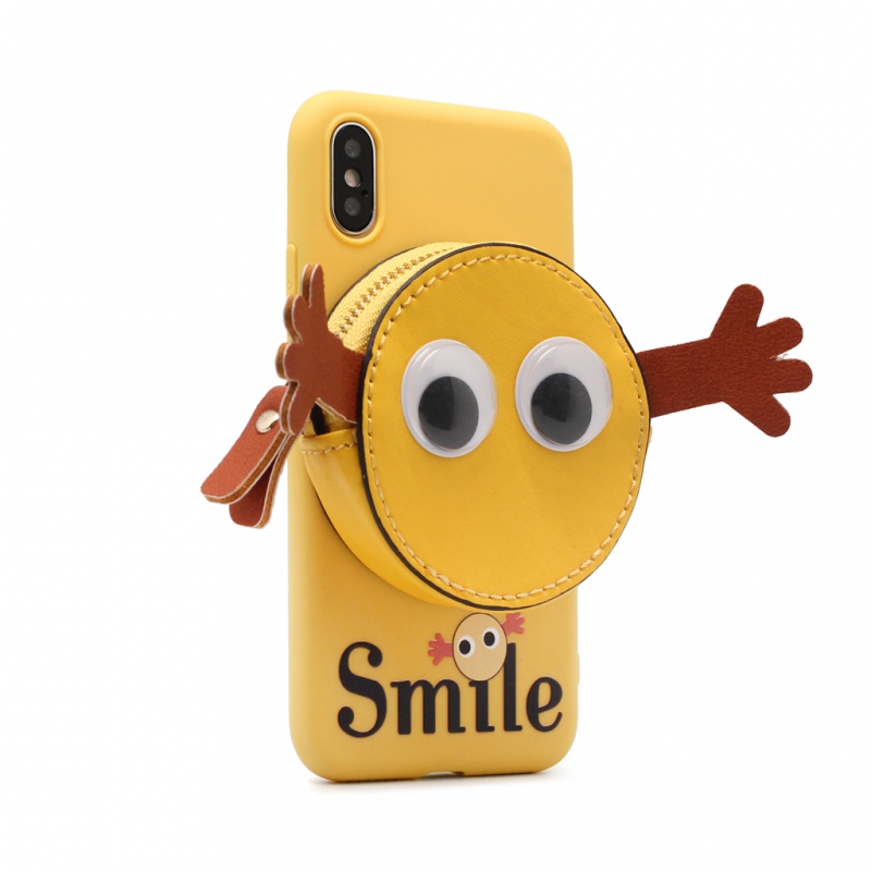 Maska(futrola) Smile za iPhone X/XS zuta