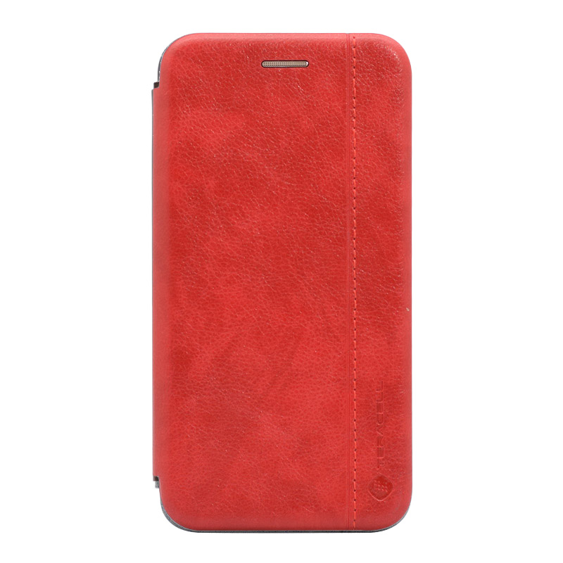 Maska(futrola) Teracell Leather za Xiaomi Mi 10T Lite crvena