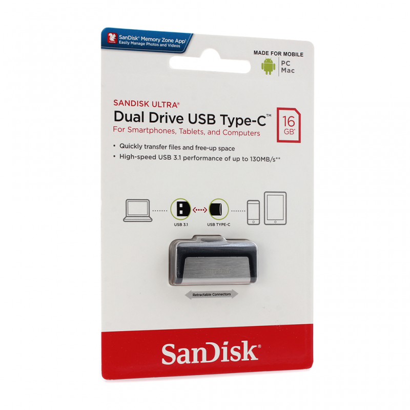 USB Flash memorija SanDisk Ultra 16GB Type C