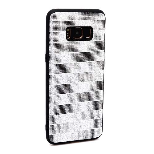 Futrola Glitter Plaid za Samsung G950F Galaxy S8 srebrna