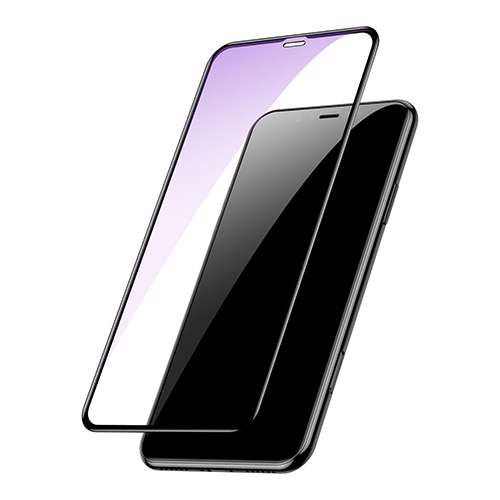 Folija za zastitu ekrana GLASS BASEUS ARC za Iphone XS Max crna 3D