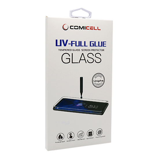 Folija za zastitu ekrana GLASS 3D MINI UV-FULL GLUE za Huawei Mate 30 Pro zakrivljena providna (bez UV lampe)