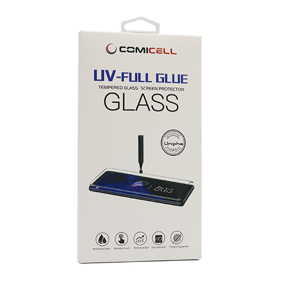 Folija za zastitu ekrana GLASS 3D MINI UV-FULL GLUE za Samsung G985F Galaxy S20 Plus zakrivljena providna (bez UV lampe)