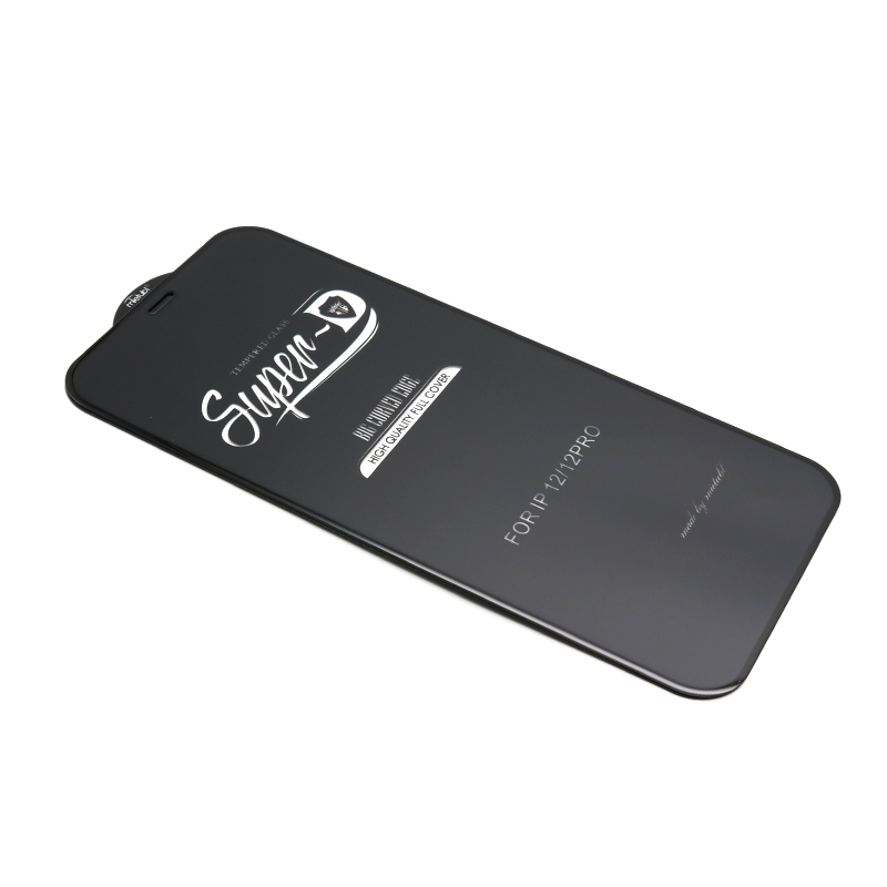 Folija za zastitu ekrana GLASS 11D za Iphone 12/12 Pro (6.1) SUPER D crna