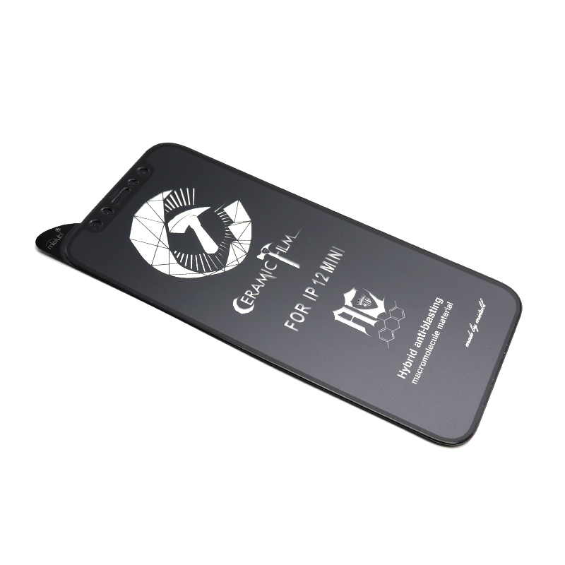 Folija za zastitu ekrana CERAMIC (PMMA) MATTE za Iphone 12 Mini (5.4) crna