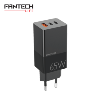 Kucni punjac Fantech CWG301 2xPD + QC 65W crni