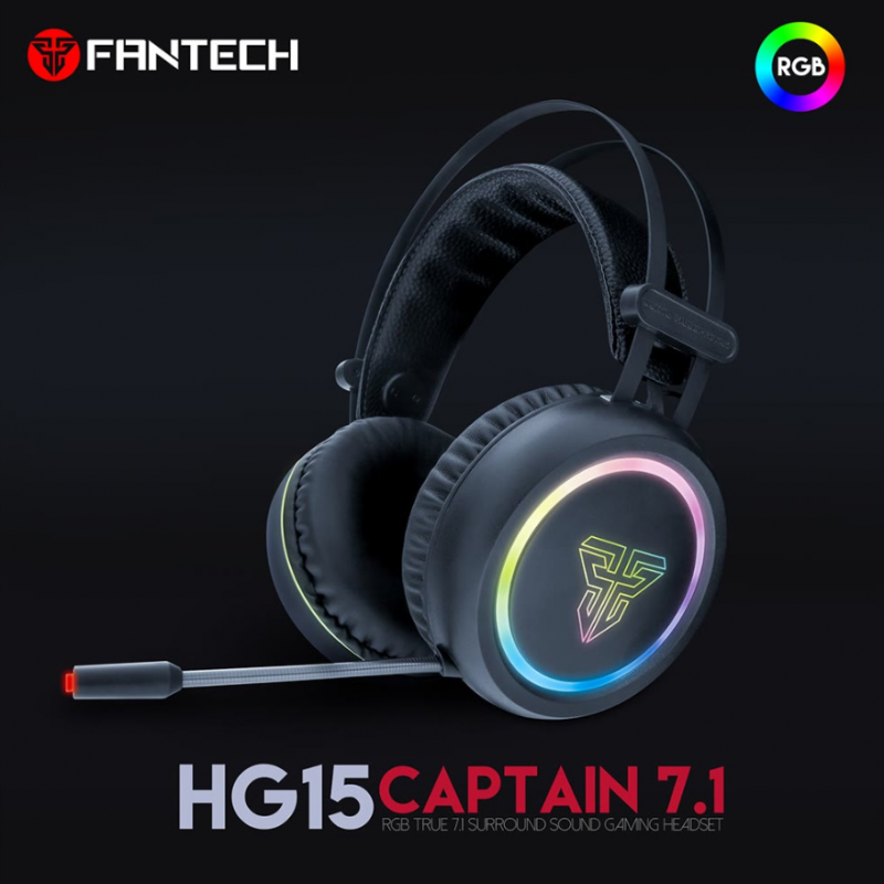 Slusalice Gaming Fantech HG15 Captain 7.1 crne