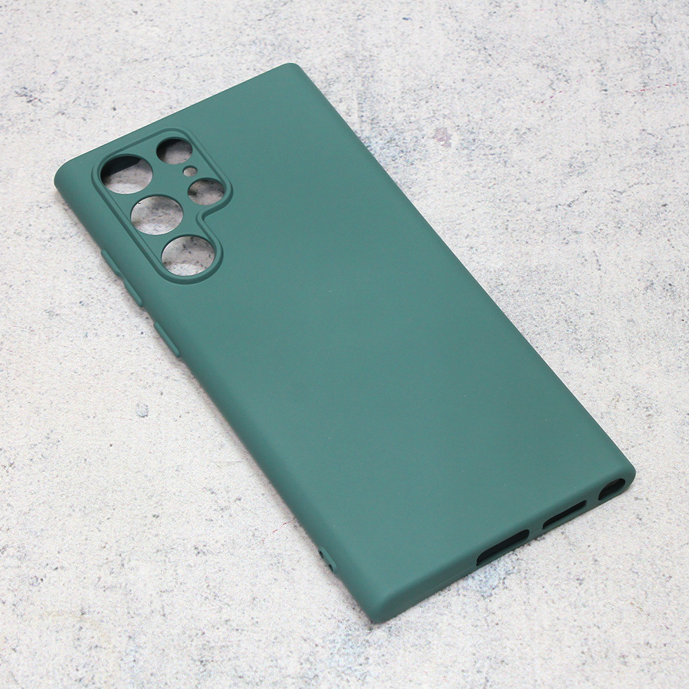 Maska(futrola) Nano Silikon za Samsung S908B Galaxy S22 Ultra 5G tamno zelena