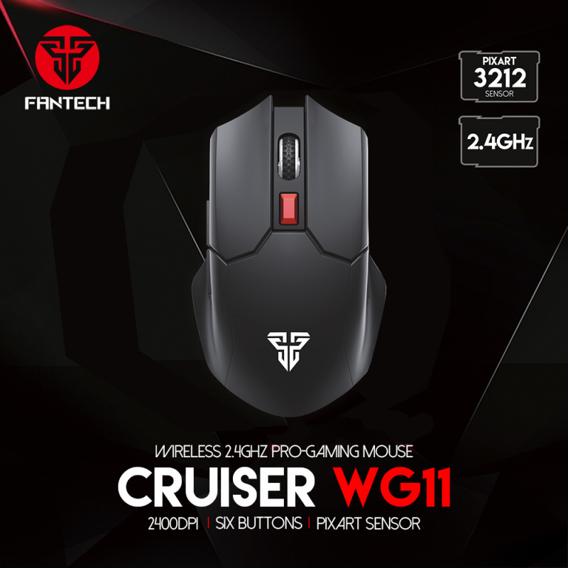 Mis Wireless Fantech WG11 Cruiser crni
