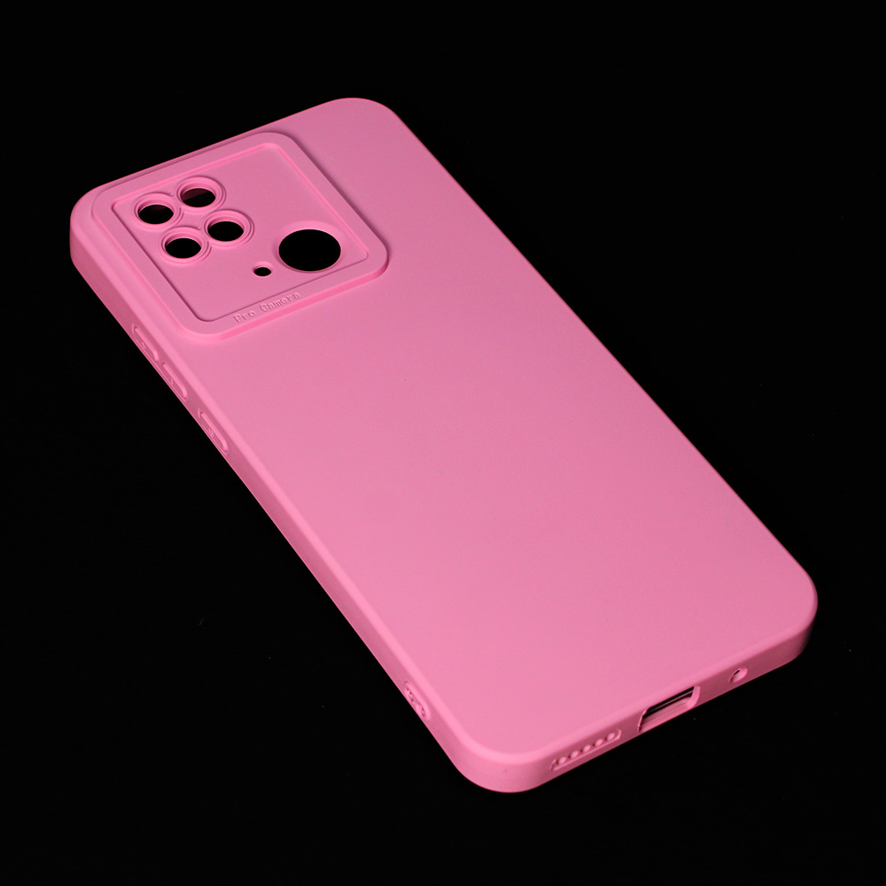 Maska(futrola) Silikon color za Xiaomi Redmi 10C roze