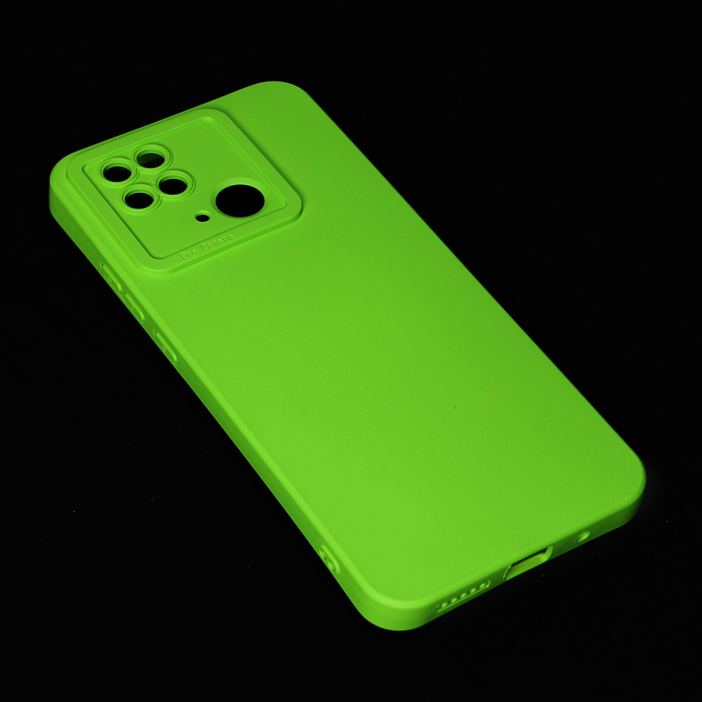 Maska(futrola) Silikon color za Xiaomi Redmi 10C tamno zelena