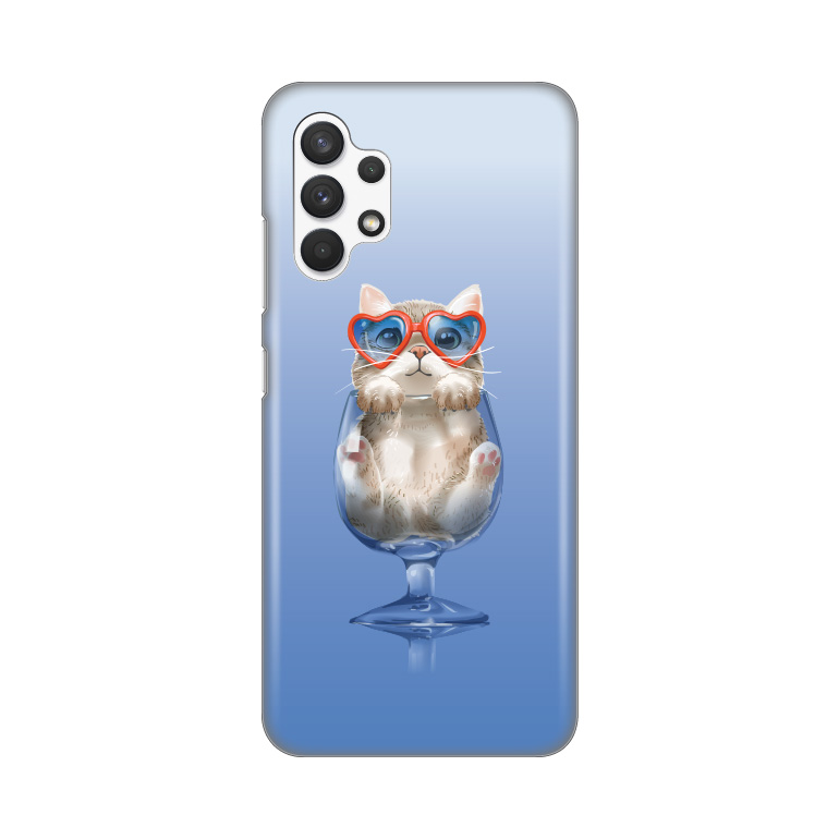 Maska(futrola) Silikonska Print za Samsung A325F Galaxy A32 4G Funny Cat