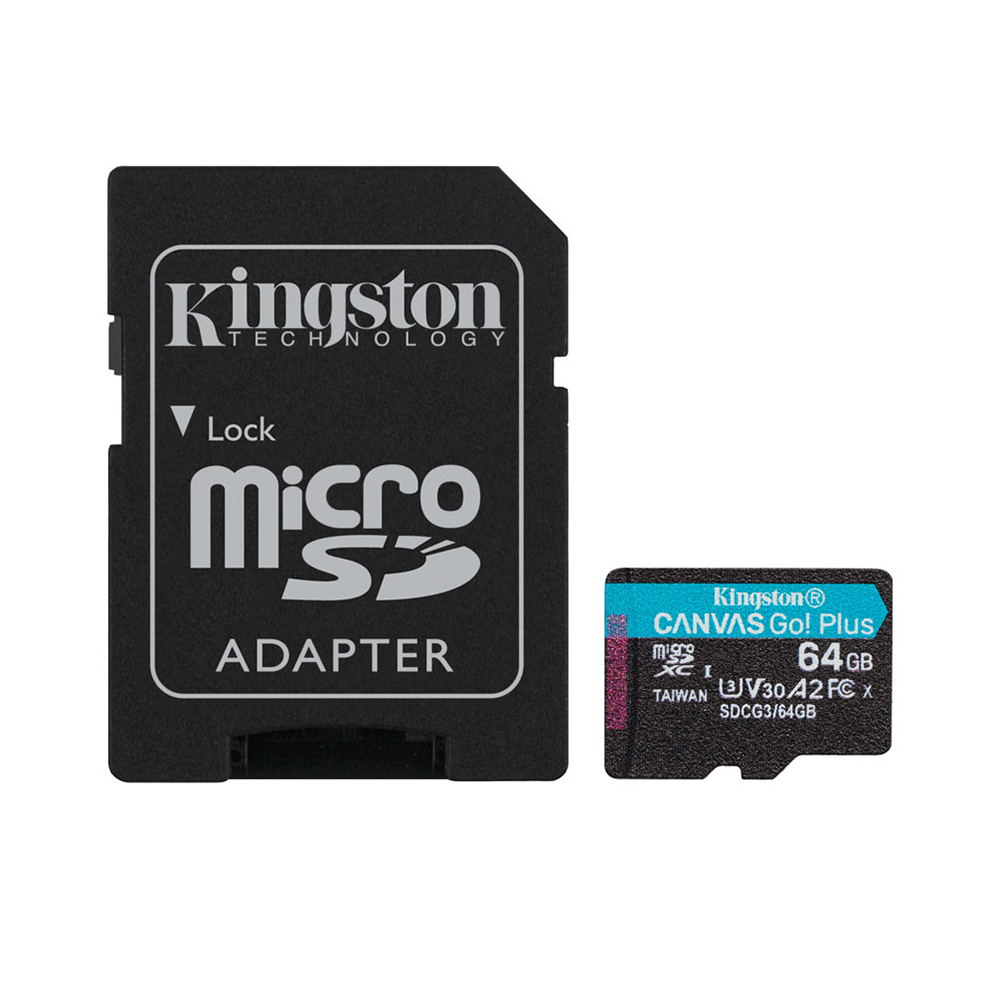 Mem. kartica KINGSTON SDXC 64GB 170MB/s 90MB Class 10 + adapter