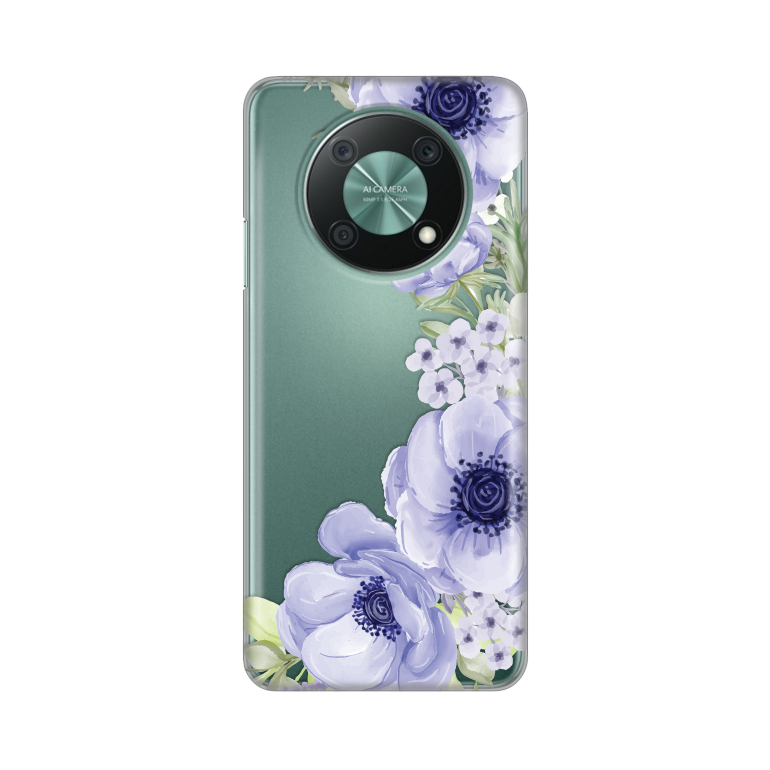 Maska(futrola) Silikonska Print Skin za Huawei Nova Y90 Blue Roses