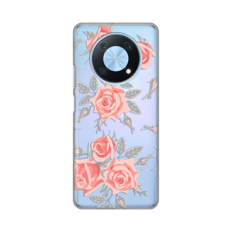 Maska(futrola) Silikonska Print Skin za Huawei Nova Y90 Elegant Roses