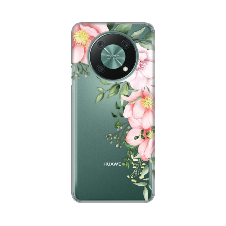 Maska(futrola) Silikonska Print Skin za Huawei Nova Y90 Gentle Rose Pattern