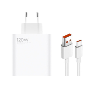 Kucni punjac Xiaomi 120W sa Type C kablom beli EU