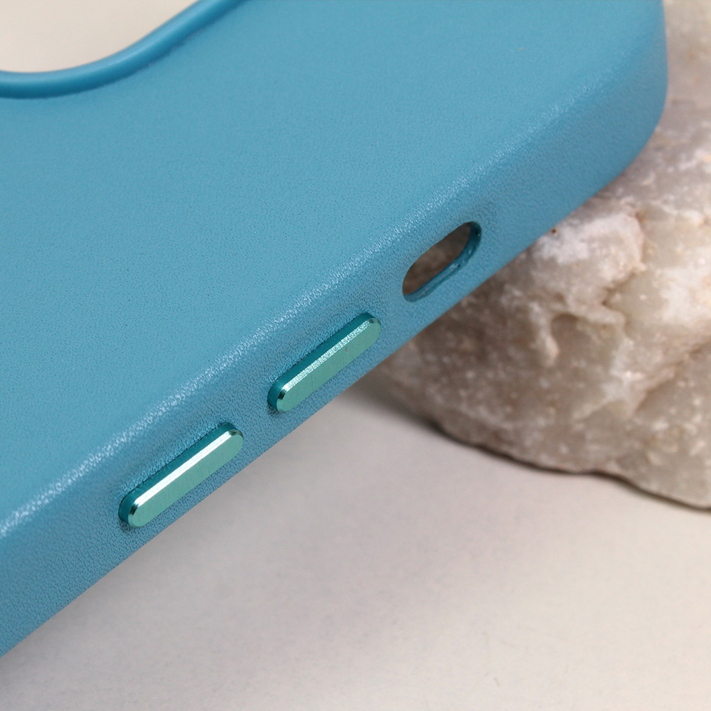 Torbica Beautiful Shine Leather iPhone 14 Plus 6.7 svetlo plava