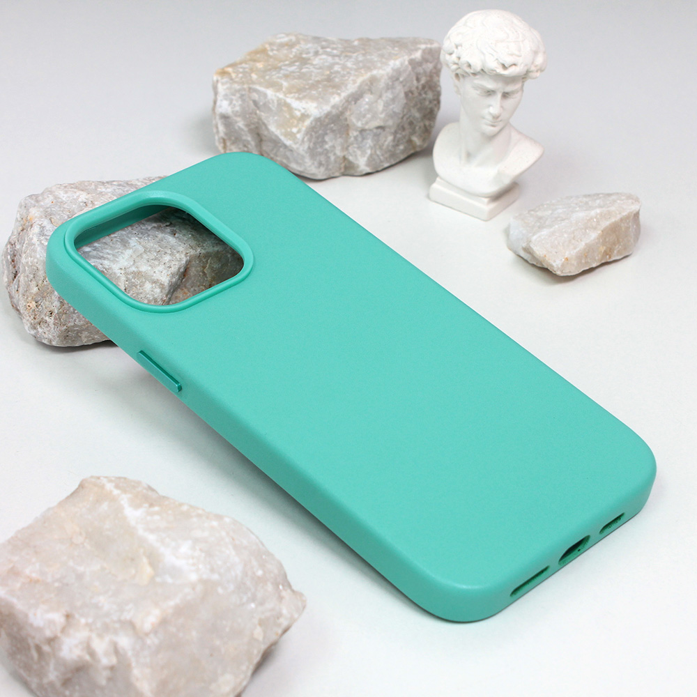 Torbica Beautiful Shine Leather iPhone 14 Plus 6.7 mint