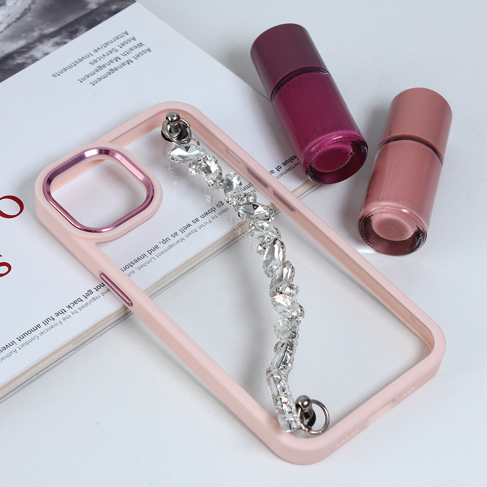 Maska(futrola) Chain za iPhone 13 6.1 roze