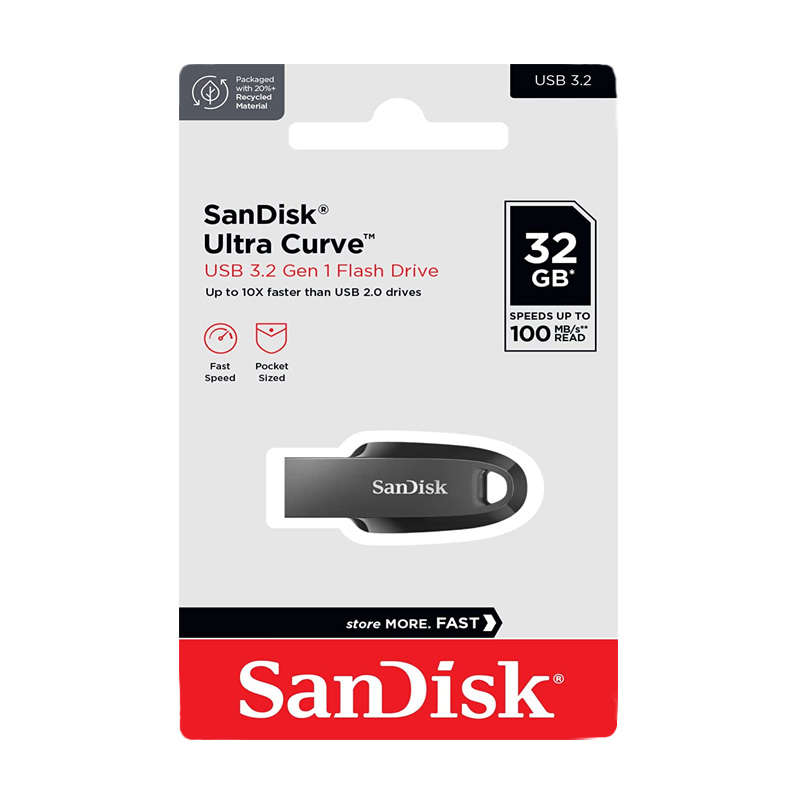 USB flash memorija SanDisk Ultra Curve 3.2 32GB crna