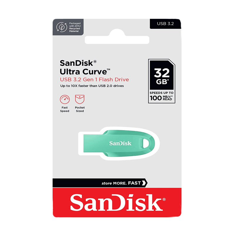 USB flash memorija SanDisk Ultra Curve 3.2 32GB zelena