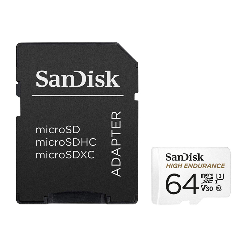 SanDisk SDHC 64GB Endurance micro 100MB/s 40MB/s Class10 U3/V30+SD sa adapterom