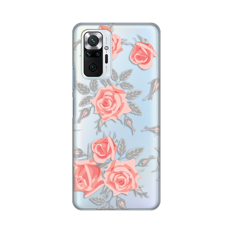Maska(futrola) Silikonska Print Skin za Xiaomi Redmi Note 10 Pro/10 Pro Max Elegant Roses