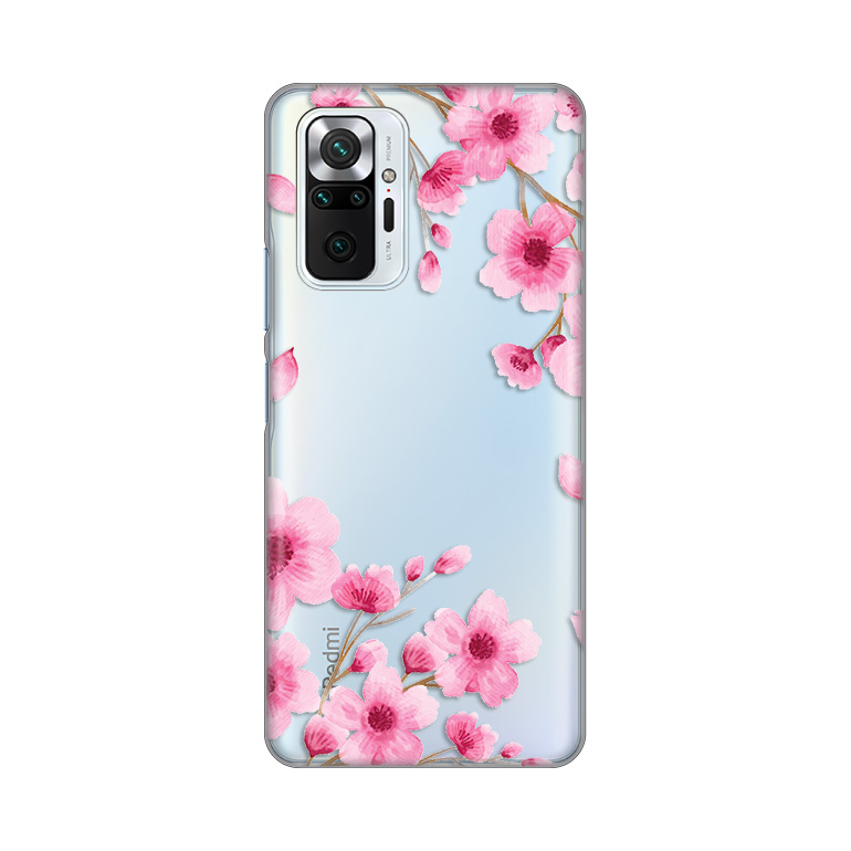 Maska(futrola) Silikonska Print Skin za Xiaomi Redmi Note 10 Pro/10 Pro Max Rose flowers