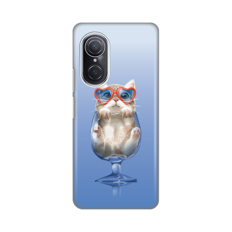 Maska(futrola) Silikonska Print za Huawei Nova 9 SE/Honor 50 SE Funny Cat
