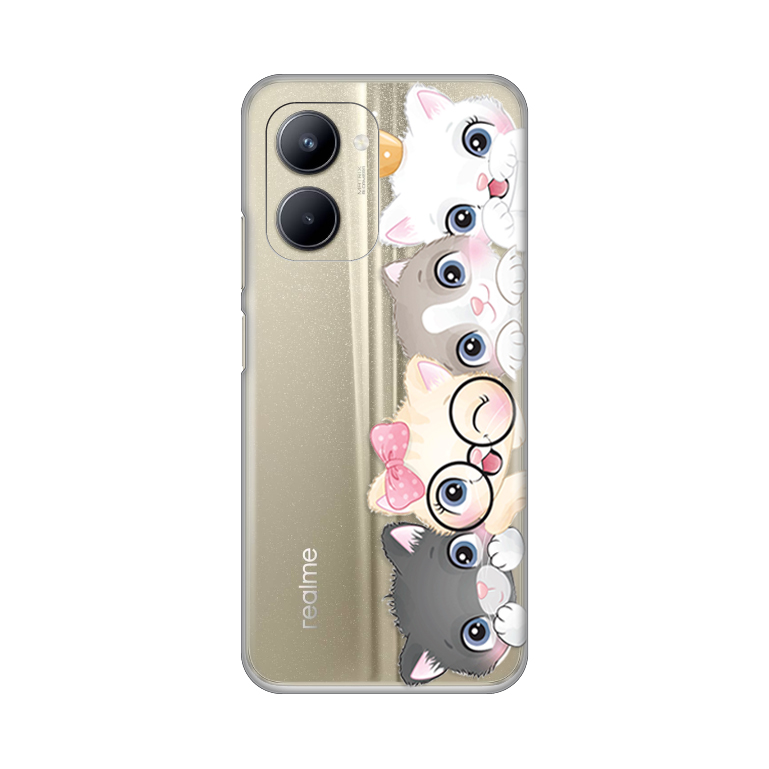 Maska(futrola) Silikonska Print za Realme C33 Cats