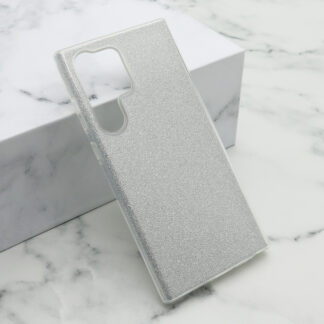 Maska silikon GLITTER SHOW YOURSELF za Samsung Galaxy S23 ULTRA srebrna
