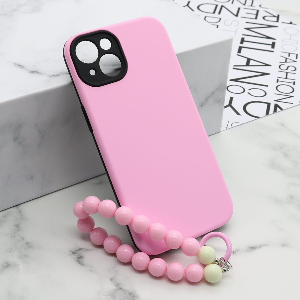 Futrola Color Bracelet za iPhone 13 (6.1) roze