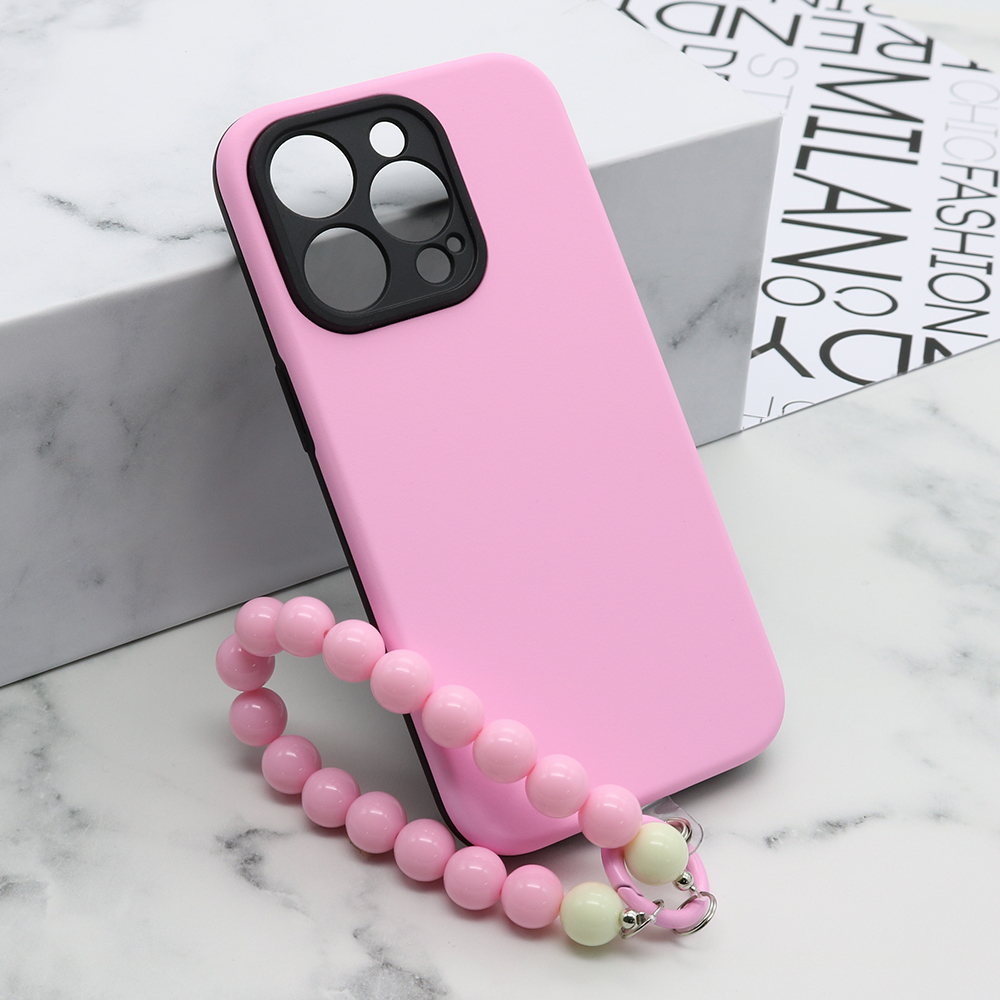 Futrola Color Bracelet za iPhone 14 Pro (6.1) roze