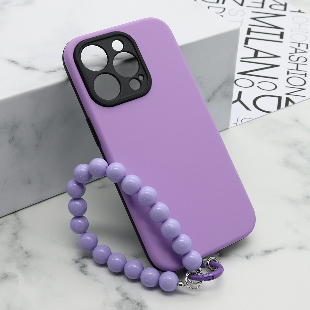 Futrola Color Bracelet za iPhone 14 Pro (6.1) ljubicasta