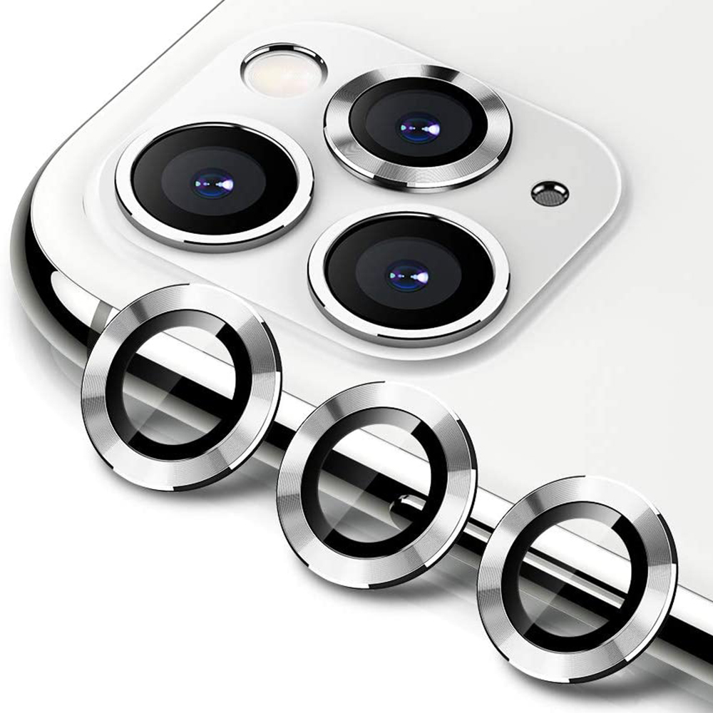 Zastita za kameru RING za Iphone 11 Pro srebrna