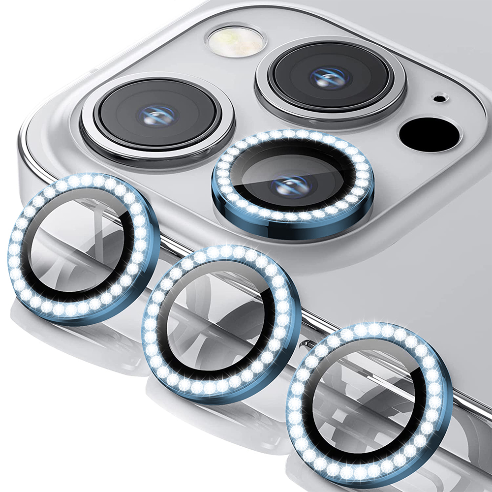 Zastita za kameru DIAMOND PREMIUM za Iphone 13 Pro plava