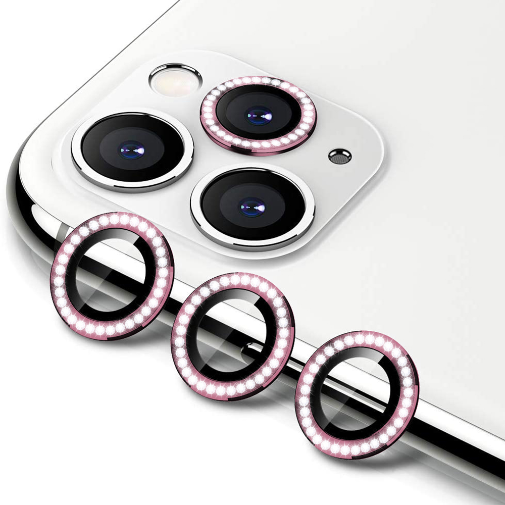 Zastita za kameru DIAMOND PREMIUM za Iphone 11 Pro pink