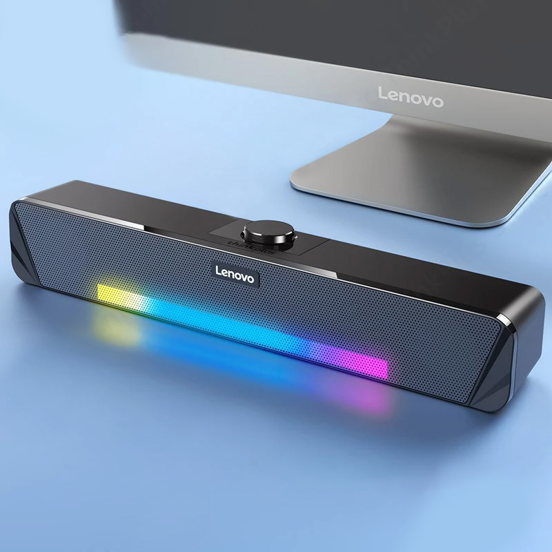 Bluetooth + USB zvucnik Lenovo TS33B RGB crni