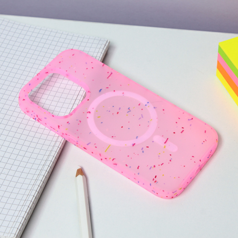 Maska(futrola) Colorful Magsafe za iPhone 14 pro 6.1 roze