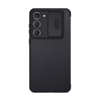 Maska(futrola) Nillkin Qin Pro (plain leather) za Samsung Galaxy S23 crna