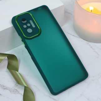 Maska(futrola) Shining Camera za Redmi Note 10 Pro/Note 10 Pro Max  tamno zelena