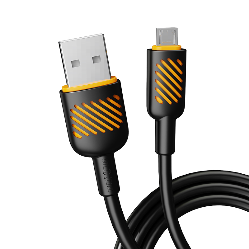 USB data kabal Moxom MX-CB124 3A micro-USB 1m crni