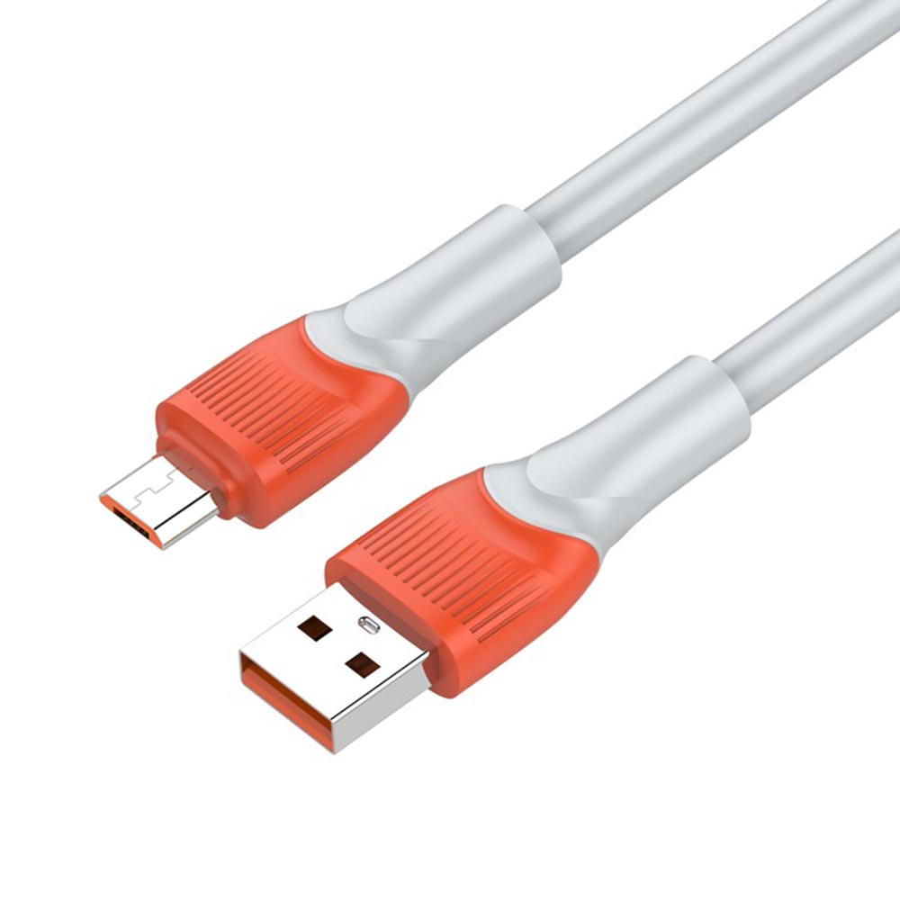 USB data kabal LDNIO LS601 micro-USB 30w 1m sivi