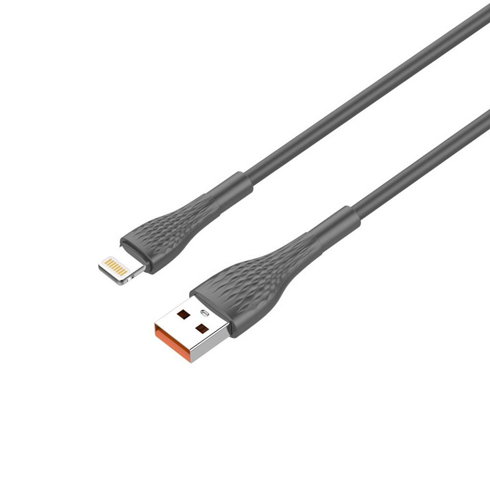 USB data kabal LDNIO LS671 lightning 30w 1m sivi