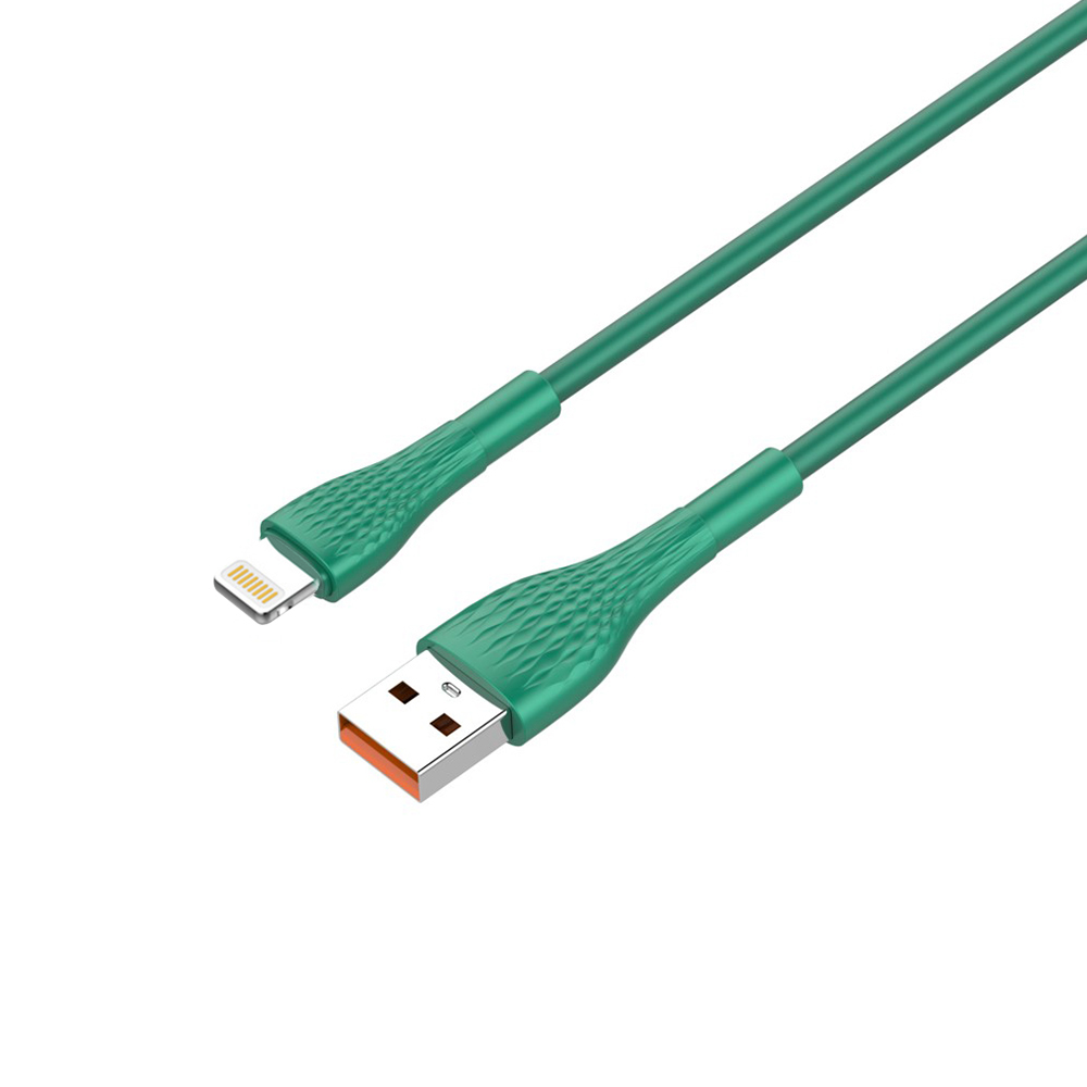 USB data kabal LDNIO LS671 lightning 30w 1m zeleni