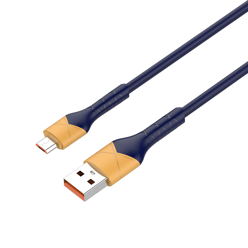 USB data kabal LDNIO LS802 micro-USB 30w 1m plavi